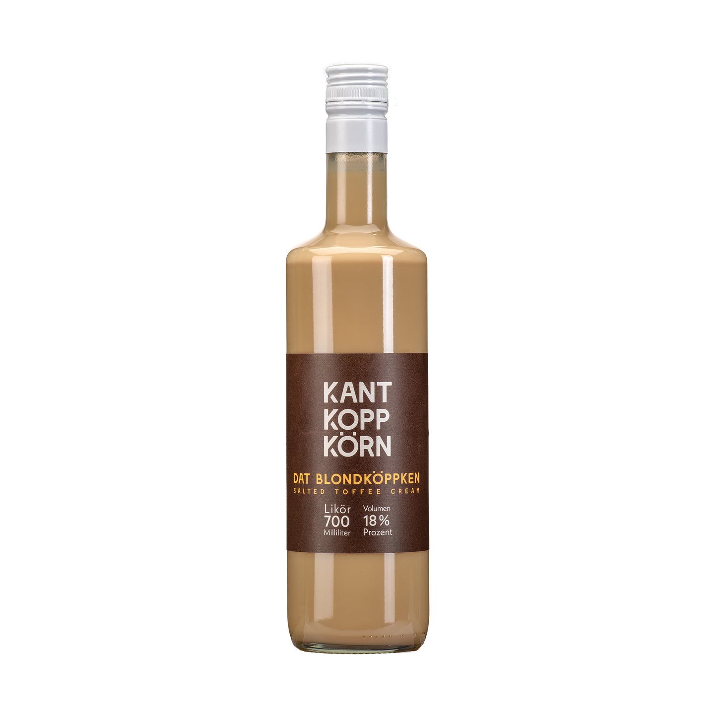 Dat Blondköppken Salted Toffee Cream-Likör 18 % Vol. Rundflasche 700 ml -nur im Shop erhältlich -